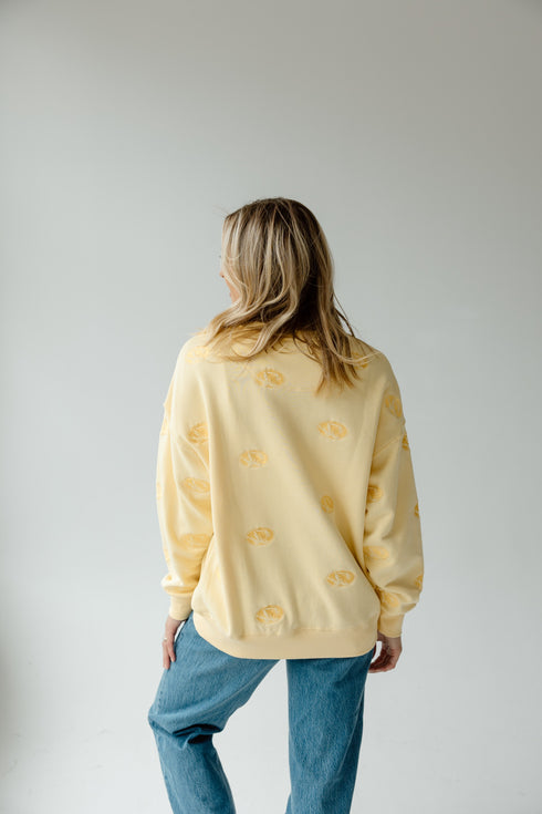 Missouri Ritter Repeat Lantern Sleeve Crew